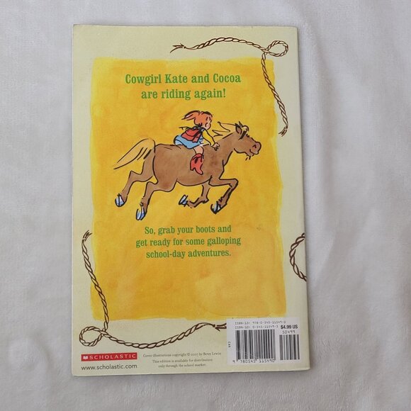 Cowgirl Kate And Cocoa School Days Erica Silverman Childrens Paperback 2007 - Picture 7 of 7